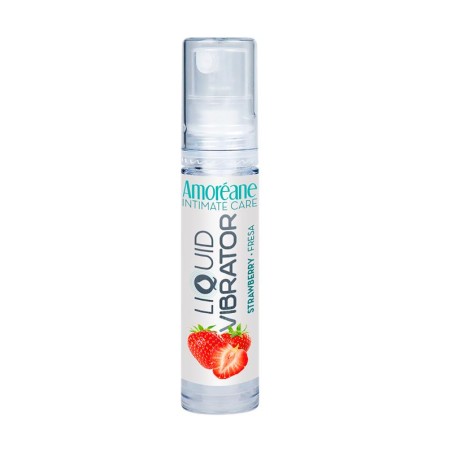Vibrador Liquido Base Agua Fresa 10 ml