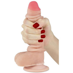 Dildo con Piel Retractil 7 Natural