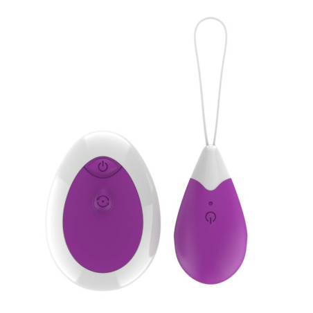 Huevo Vibrador con Control Remoto USB Purpura