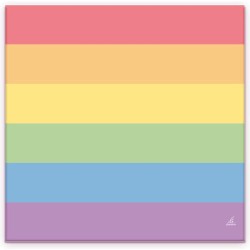 Set 20 Servilletas con Colores Bandera LGBT