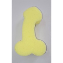 Esponja Forma Pene Amarillo