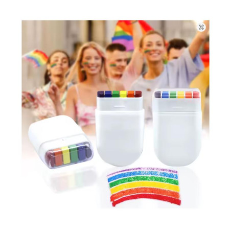 Pintacaras de Crayones LGBT