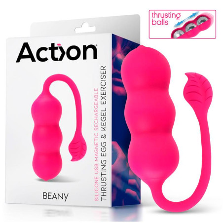 Beany Huevo Vibrador y Entrenador Suelo Pelvico con Empuje