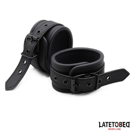 Esposas Neopreno Ajustables Negro