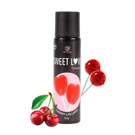 Sweet Love Lubricante Cereza Lollipop 60 ml