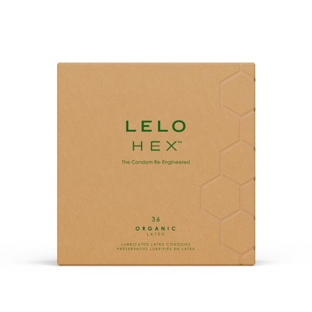 HEX Condoms Organic 36 unidades