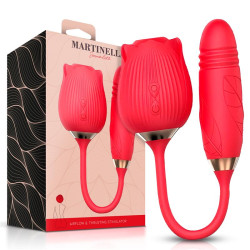 Rosa con Succion con huevo con Thrusting USB