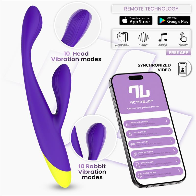 Lyra Vibrador Punto G con APP Purpura