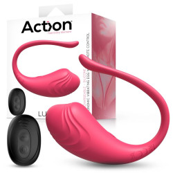 Luvia Huevo Vibrador con Control Remoto USB Rosa