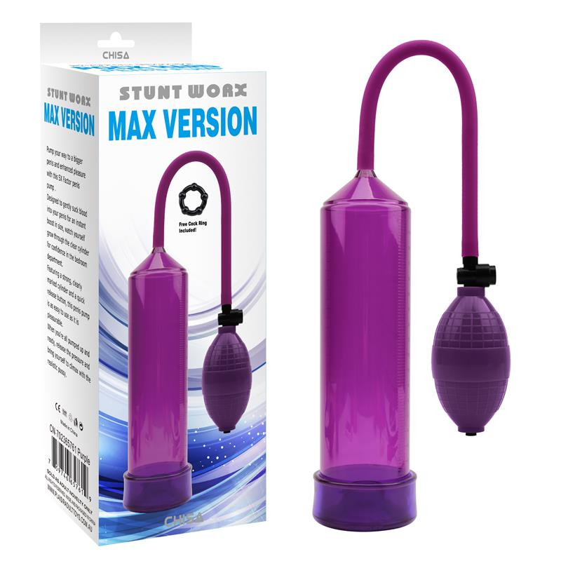 MAX Version Bomba Manual Purpura 235 cm