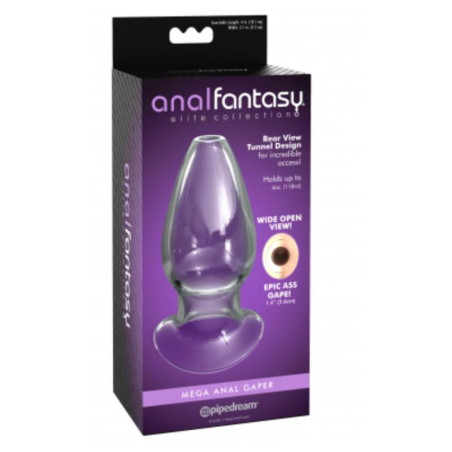 Plug Anal Mega Anal Gaper Transparente