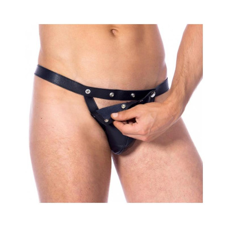 Panty Masculino de Cuero Talla Unica