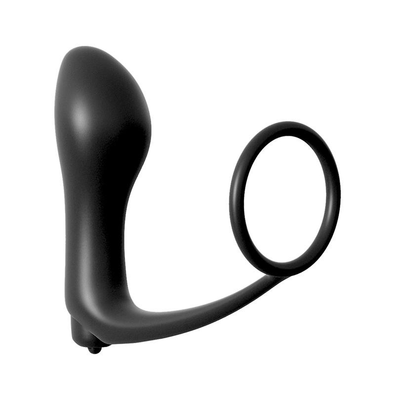 Plug Anal con Vibracion Negro