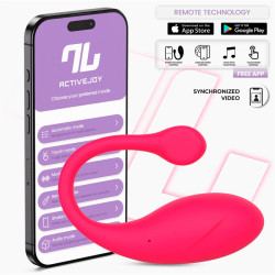 Bulby Huevo Vibrador con APP Rosa Intenso