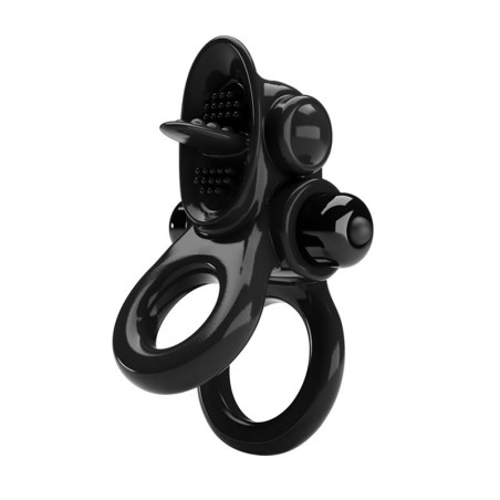 Passionate Anillo Doble para el Pene con Vibracion