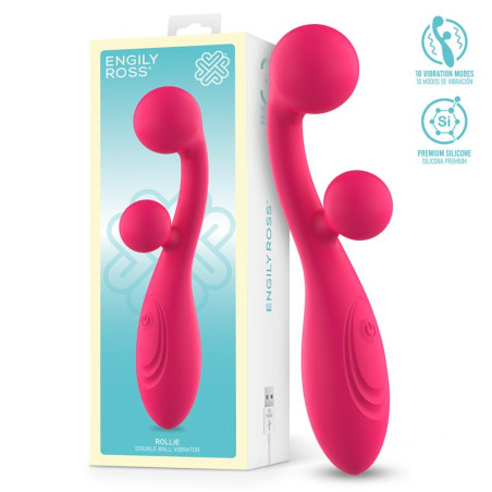 Rollie Vibrador con Doble Bola Estimuladora