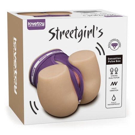 Streetgirls Masturbador Dual con Motor Sensation Pulse