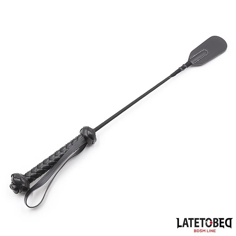 Fusta con Mango Trenzado 445cm Negro