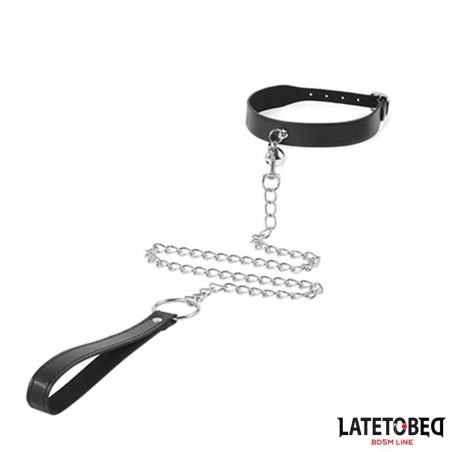 Collar con Cascabel y Correa