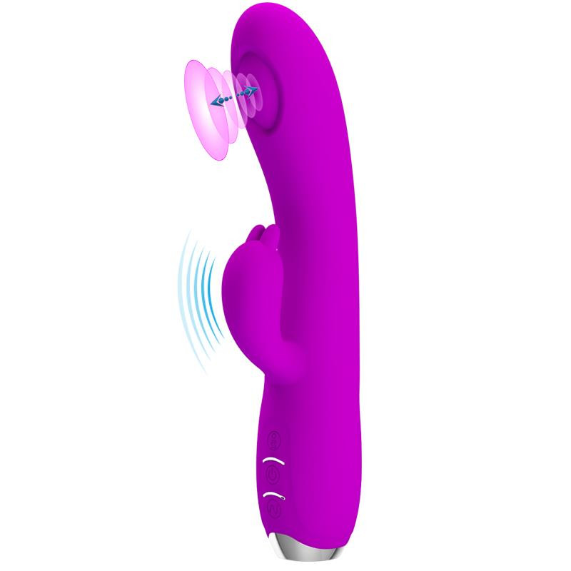 Regina Vibrador con Succion y Tapping
