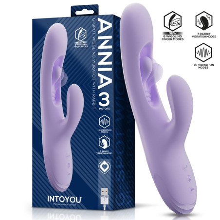 Annia Vibrador G Spot con Wiggling Interno