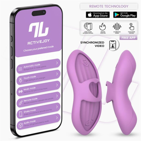 Laia Estimulador de Dedo con Calor y Funda con APP Lavanda