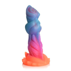 Aqua Cock Dildo Brilla en la Oscuridad Silicona